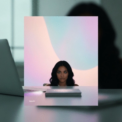 Digital lead magnet - a modern eBook cover or report with a glowing effect, on a clean desk.